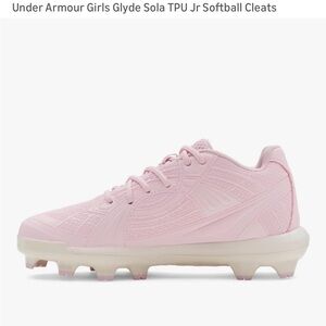 Under Armour Kids Pink Cleats